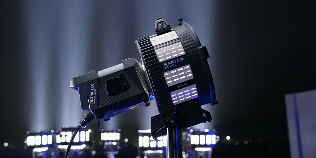 Nanlux Evoke 1200 & Nanlux FL-35 Fresnel